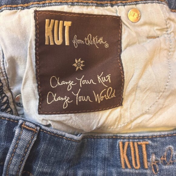 Kut from the Kloth Y2X High Rise Dark Wash Womens Jeans Size 2 - Picture 6 of 6